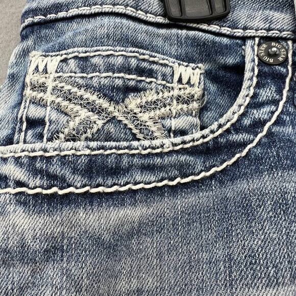 Big Star Women's Jenae Skinny Size 26L Light Stone Wash Hidden Logo Pocket - Picture 8 of 16